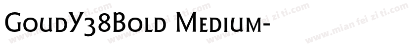GoudY38Bold Medium字体转换